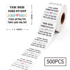 Your Order Made My Day Stickers,Thank You Sticker Small Business
