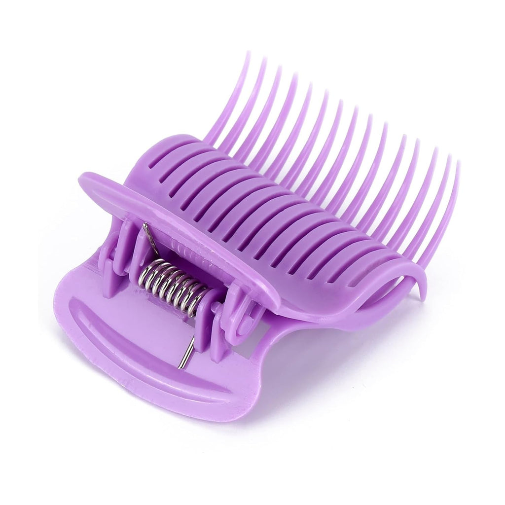 24 Hot Roller Clips for Hair Curler Claw Clip Replacement Hair Section Styling for Women Girls Purple