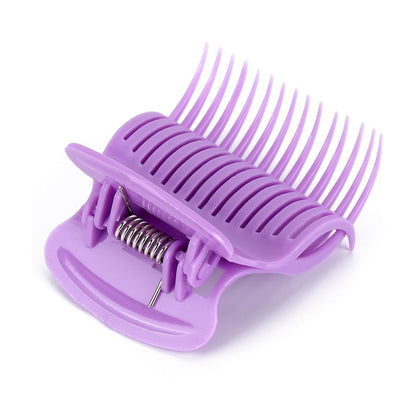 24 Hot Roller Clips for Hair Curler Claw Clip Replacement Hair Section Styling for Women Girls Purple
