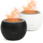 2 Pack Flame Essential Oil Diffuser for Home, 260ml Fire Diffuser