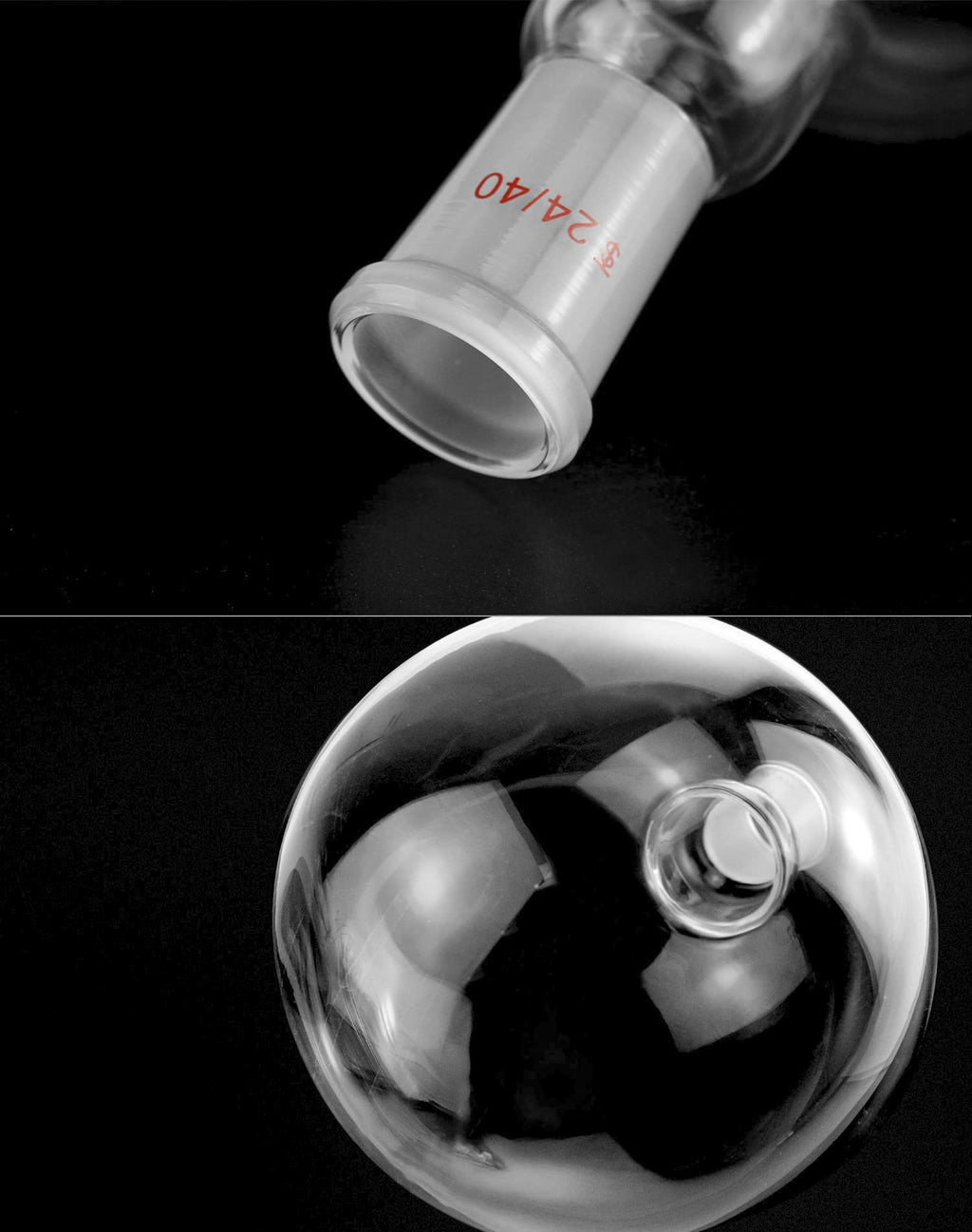 Boiling Flask, Single Neck Round Bottom, 24/40 Standard Taper Outer Joint, 1000ml