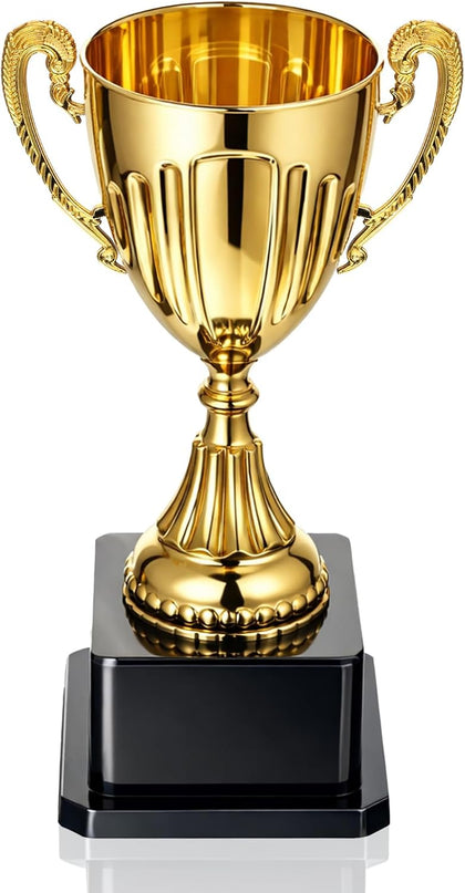 Gold Plastic Trophy, Plastic Trophy Cup Winning Prize for Sports Tournaments Competitions Party