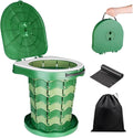 Portable Toilet Kit, Portable Camping Toilet with Pop-Up Privacy Tent with 12 Toilet Bags, Tents Washable Outdoor