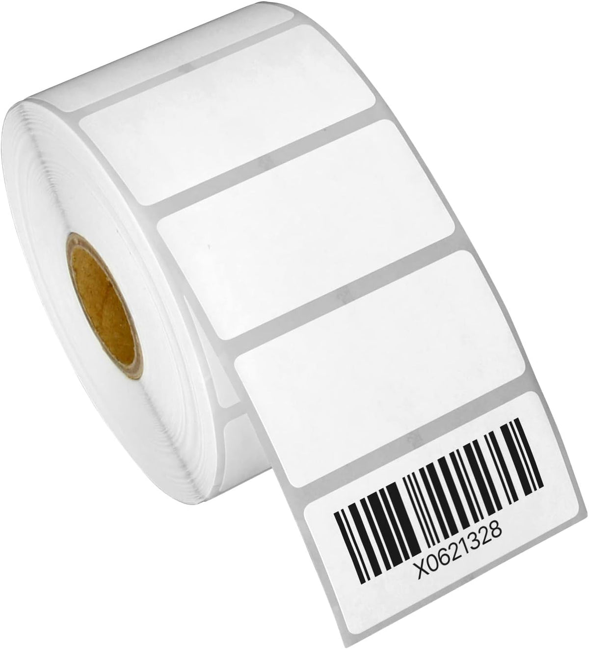 2" x 1" Direct Thermal Label, 1" Core, 4 Rolls, 1300/Roll