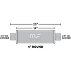 MagnaFlow Performance Exhaust Muffler 10416