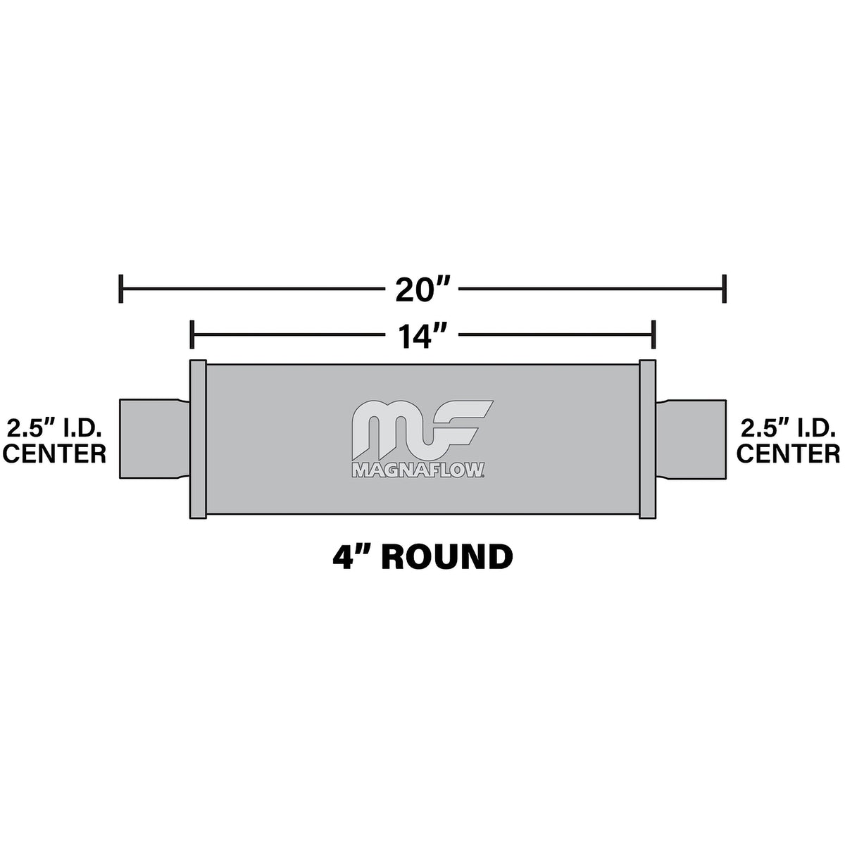 MagnaFlow Performance Exhaust Muffler 10416