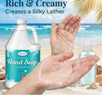 Liquid Gel Hand Soap - pH Balanced - Aloe Vera - White Tea Scent - Made in USA - Bulk liquid Refill Jug, 128 oz 1