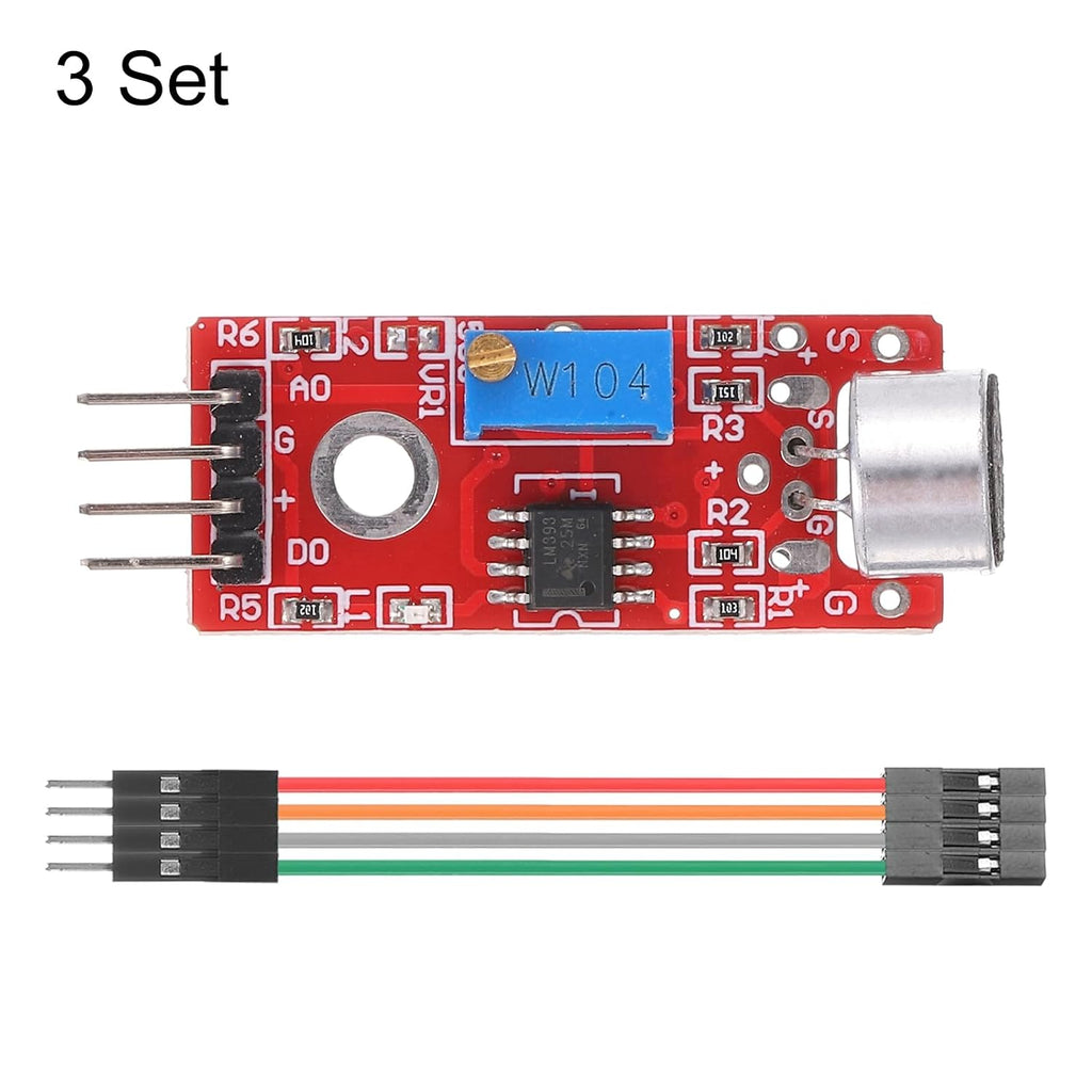 MECCANIXITY 3Pcs Microphone Sound Sensor KY-037 Voice Detection Module