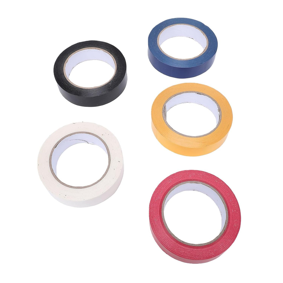 Yellow Red Blue Black White Floor Marking Tape 1in x 108ft