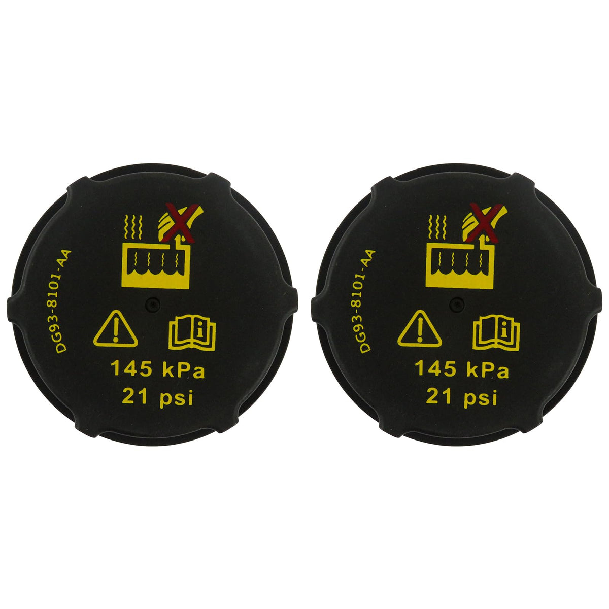 UDLOVU 2 Pcs Radiator Coolant Tank Cap Replacement