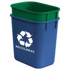Wastebasket Bin for Waste and Recycling, 3.25 Gal/ 13 Qt, 2-Pack