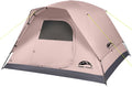 Camping Tent, 4 Person Dome Tents for Camping with Rainfly | Waterproof Clip Easy Setup Portable Family Tent with