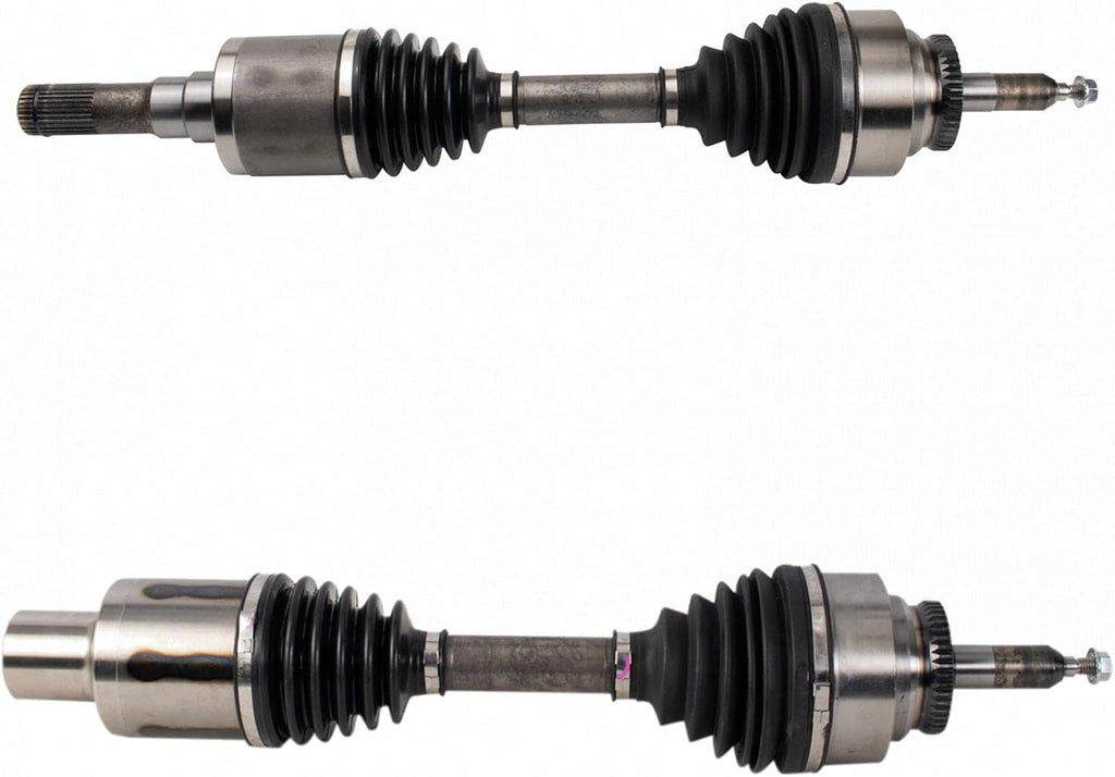 TRQ Front 2 Piece CV Axle Shaft Assembly Set
