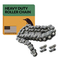PGN #60 Heavy Duty Roller Chain - 10 Ft + 2 Free Links - 159 Links
