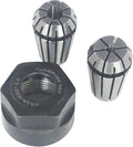 3 Pcs ER16 Spring Collet Nut Set (1/8" Collet & 1/4" Collet)
