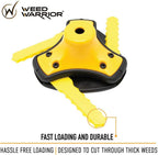 Weed Warrior Push-N-Load 3-Blade Trimmer Head Accessory, Universal Fit
