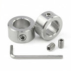 RPS-IND 2PACK 304 Stainless Steel Shaft Collars 20mm Bore with Screws for 3D Printer