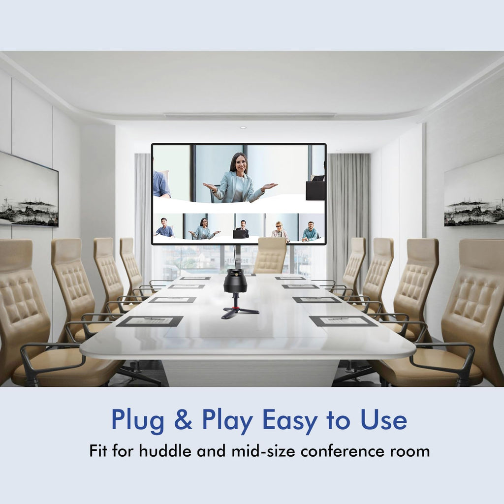 360 Conference Camera, Immersive Video Conference Experience, Both Overall and Speakers’ Close-up View, Conference