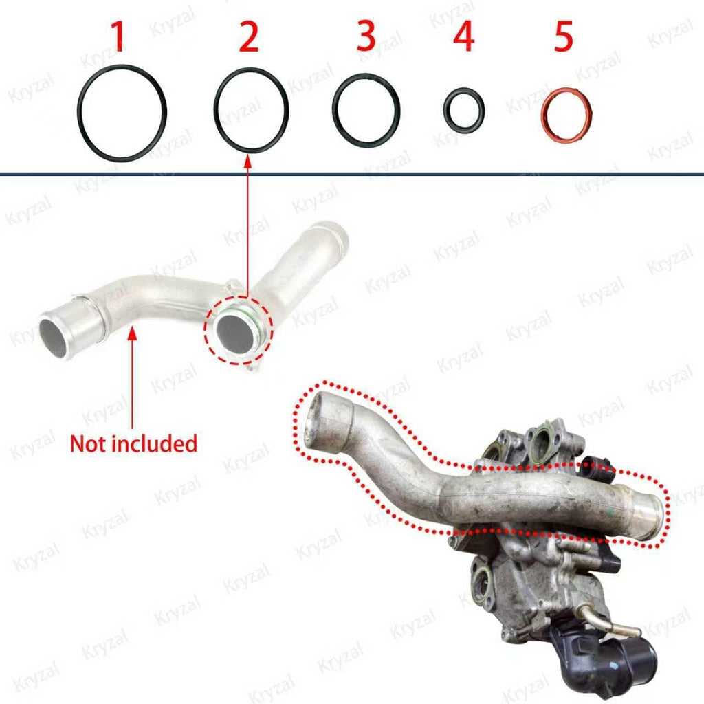 Mopar 68211202AA Water Pump for Ram 1500, Jeep 2014-2019 - Replaces 68211202AB, US8161, 43127BH