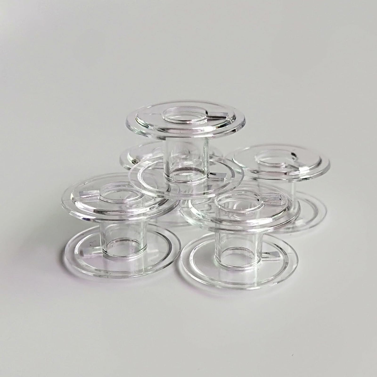 Class 15 Bobbins for Singer Sewing Machines Transparent Plastic Bobbin 50PCS/Box