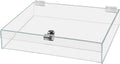 Acrylic Locking Display Case with Keys 14" x 14" x 4" Clear Square Countertop Lucite Tray with Lid for Artifacts
