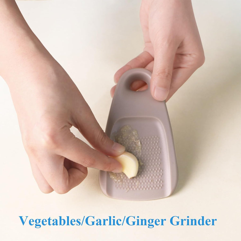 Kitchen Gadgets Set 5 Pieces, Space Saving Cooking Tools Kitchen Accessories-Garlic/Ginger Grinder, Cheese Grater