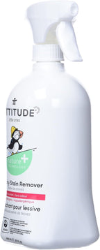 ATTITUDE Baby Laundry Stain Remover Spray, Free & Clear, 27 oz