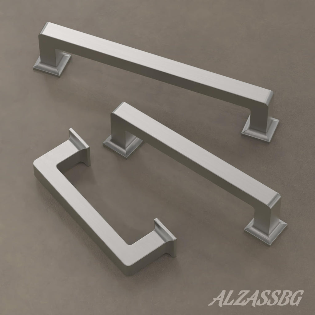 8-3/4" Brushed Satin Nickel Cabinet Pulls 6 Pack, AL3046SN