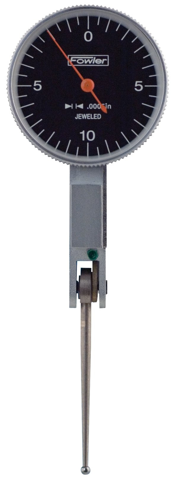 Fowler 52-562-782-0, Horizontal Test Indicator With 0-0.020" Measuring Range (Black)