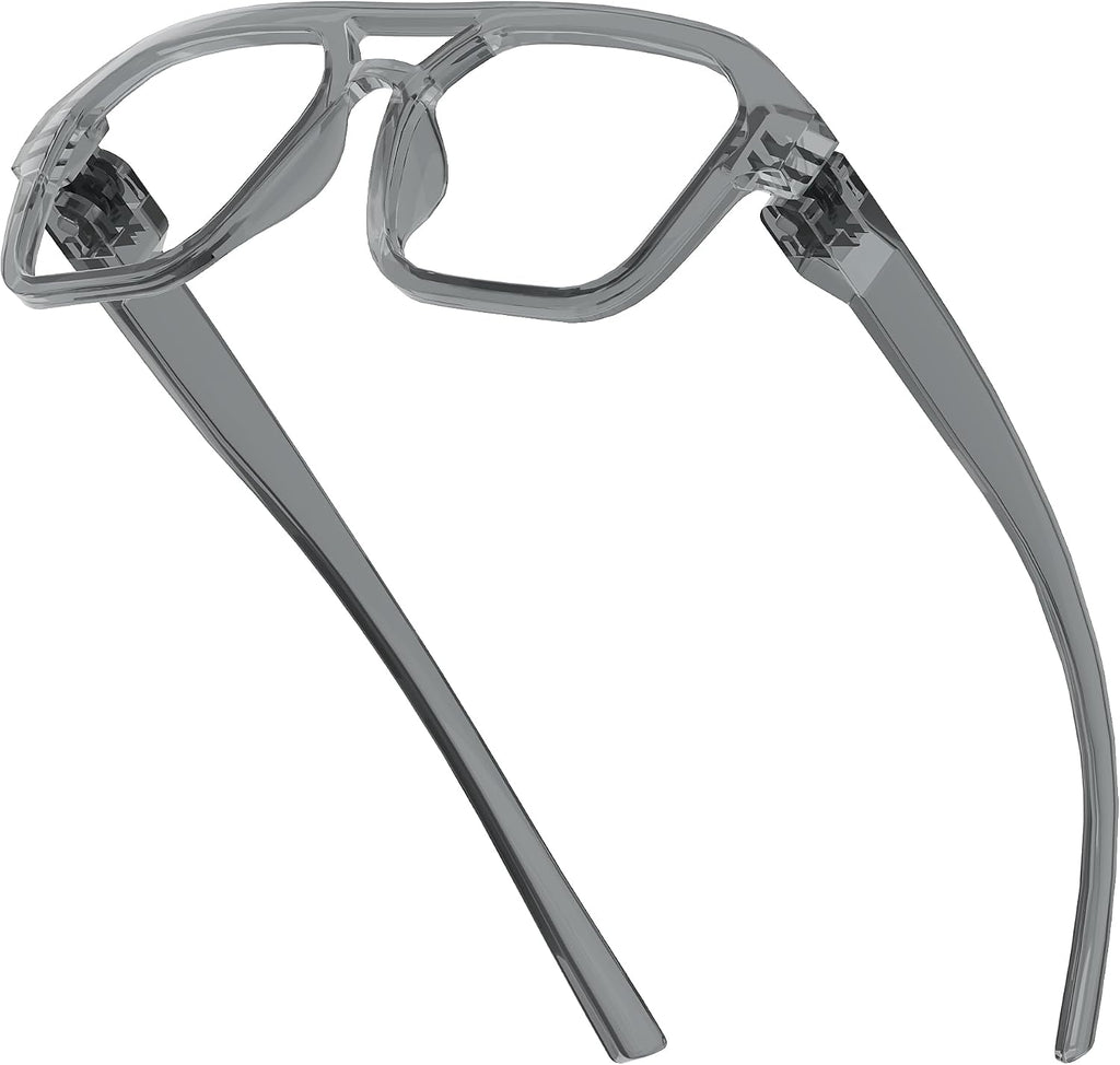 Eyekepper Blue Light Glasses Men Women, Pilot Grey Eyeglasses