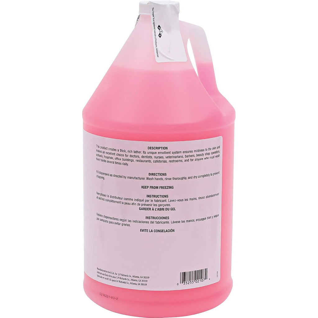 Pink Lotion Hand Soap Refill, Rich Lather, 1 gallon, 4 Count
