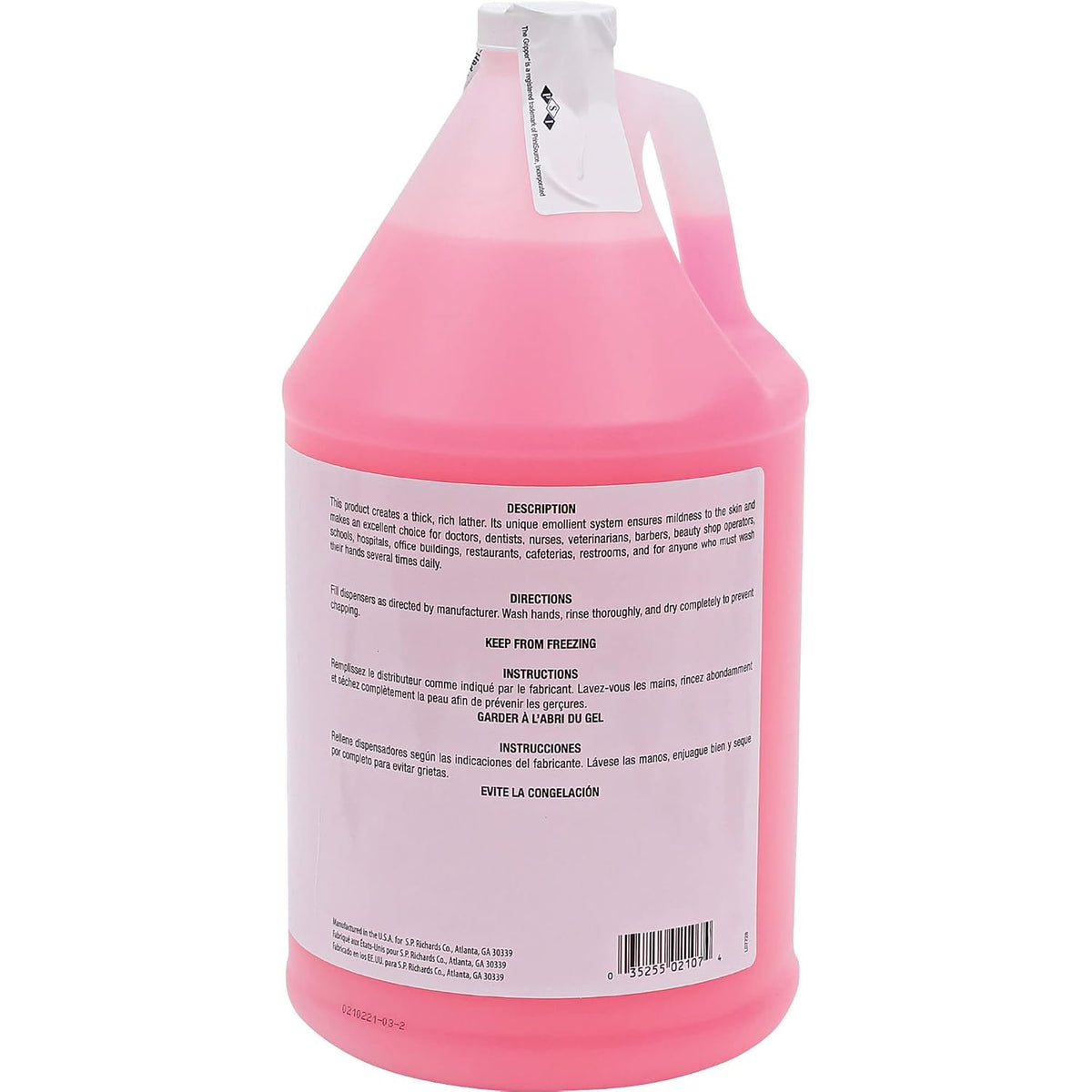 Pink Lotion Hand Soap Refill, Rich Lather, 1 gallon, 4 Count