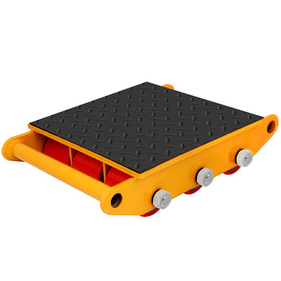 15T Machinery Skate Dolly with Non-Slip Belt for Industry Moving