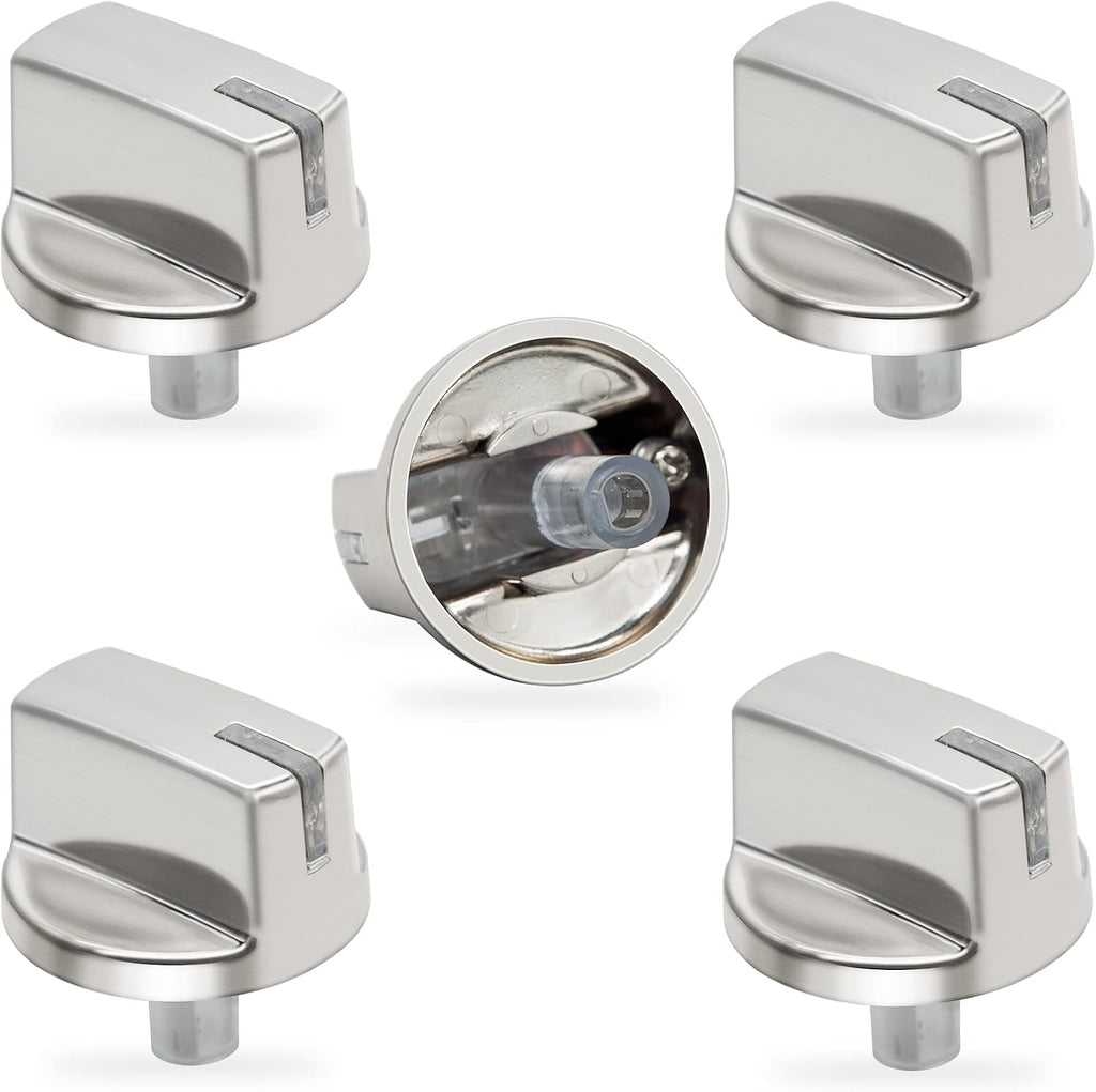 5 Pack AEZ73293801 Gas Stove Knobs - Compatible with LG Stove/Range Knobs