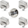 5 Pack AEZ73293801 Gas Stove Knobs - Compatible with LG Stove/Range Knobs