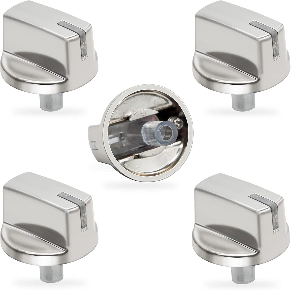 5 Pack AEZ73293801 Gas Stove Knobs - Compatible with LG Stove/Range Knobs