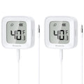 Bluetooth Refrigerator Thermometer with LCD Disaplay, 2-Pack
