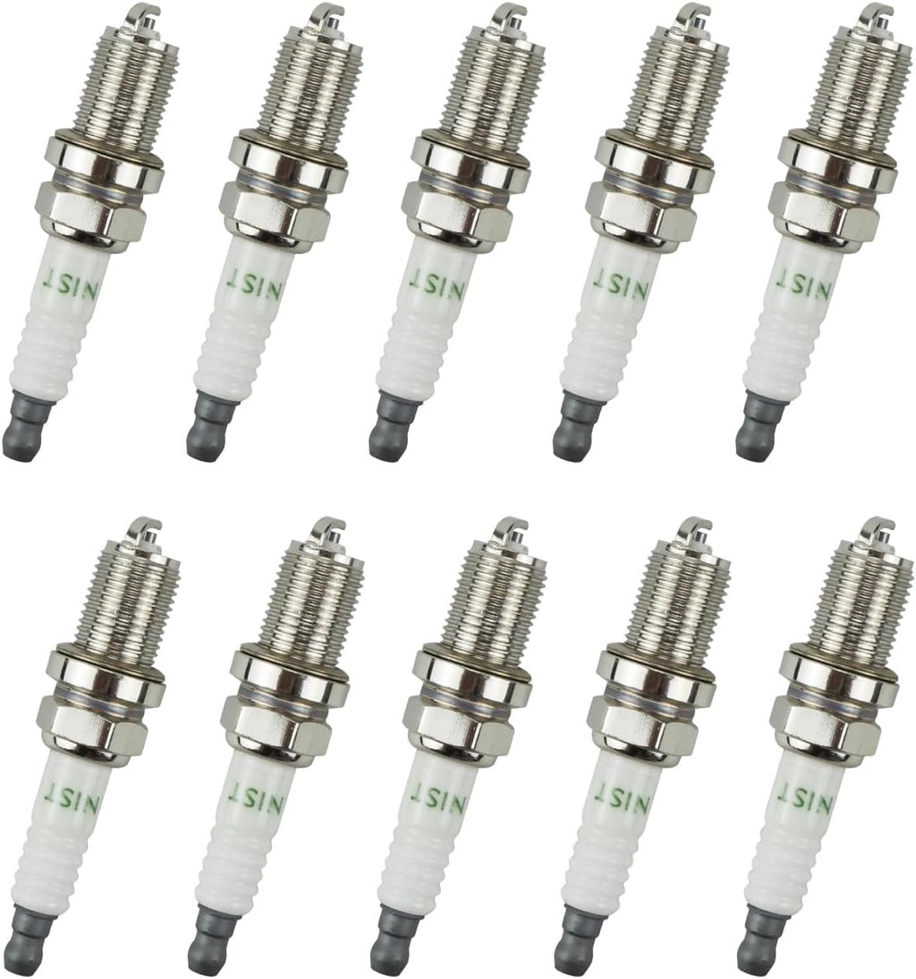 RC12YC Spark Plug 491055 10 Pack Fit for Briggs & Stratton Spark Plug