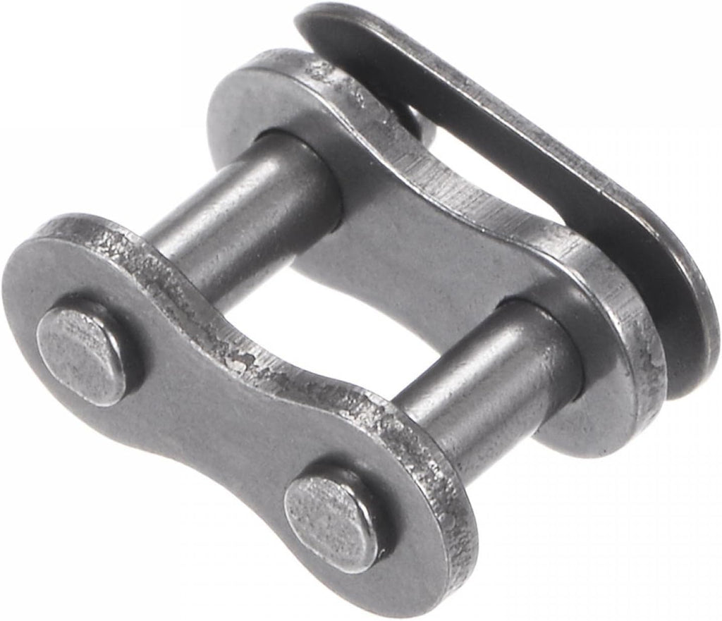 uxcell 16Pcs #25 Chain Master Connector Link Roller, 1/4" Pitch Carbon Steel, Standard Connecting Split Links for 04C Chain
