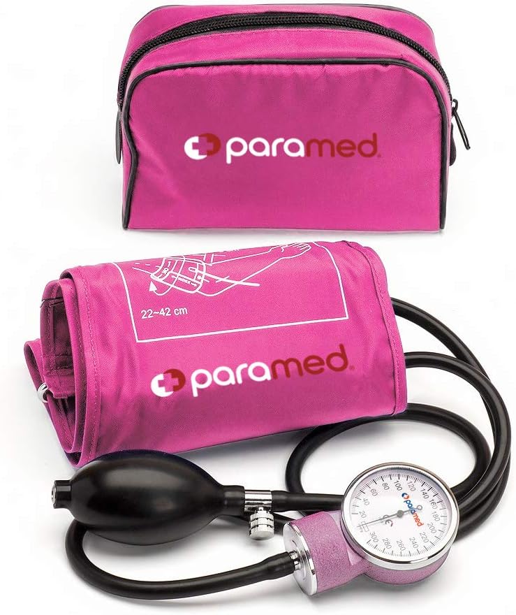 Aneroid Sphygmomanometer – Manual Blood Pressure Cuff with Universal Cuff 8.7-16.5" and D-Ring – Carrying Case in the