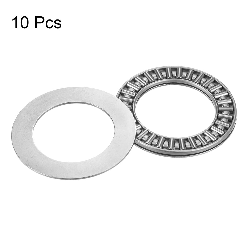 uxcell 10pcs TC1625 Thrust Needle Roller Bearings with Washers 1" Bore