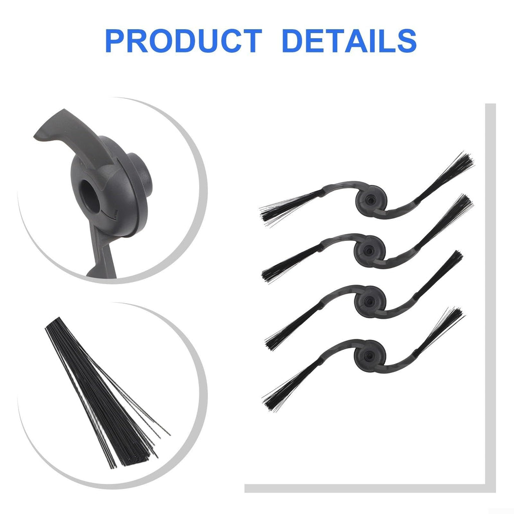 Deskbloom Replacement Side Brushes Compatible With For ILIFE A30 And A30 Pro Robot Vacuum Cleaner,Simple Installation