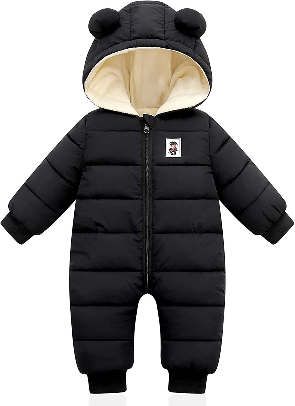 Baby Clothes Cute Infant Toddler Snowsuit Warm Newborn Boy Girl Winter Coats Hooded Zip Jumpsuit