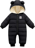 Baby Clothes Cute Infant Toddler Snowsuit Warm Newborn Boy Girl Winter Coats Hooded Zip Jumpsuit