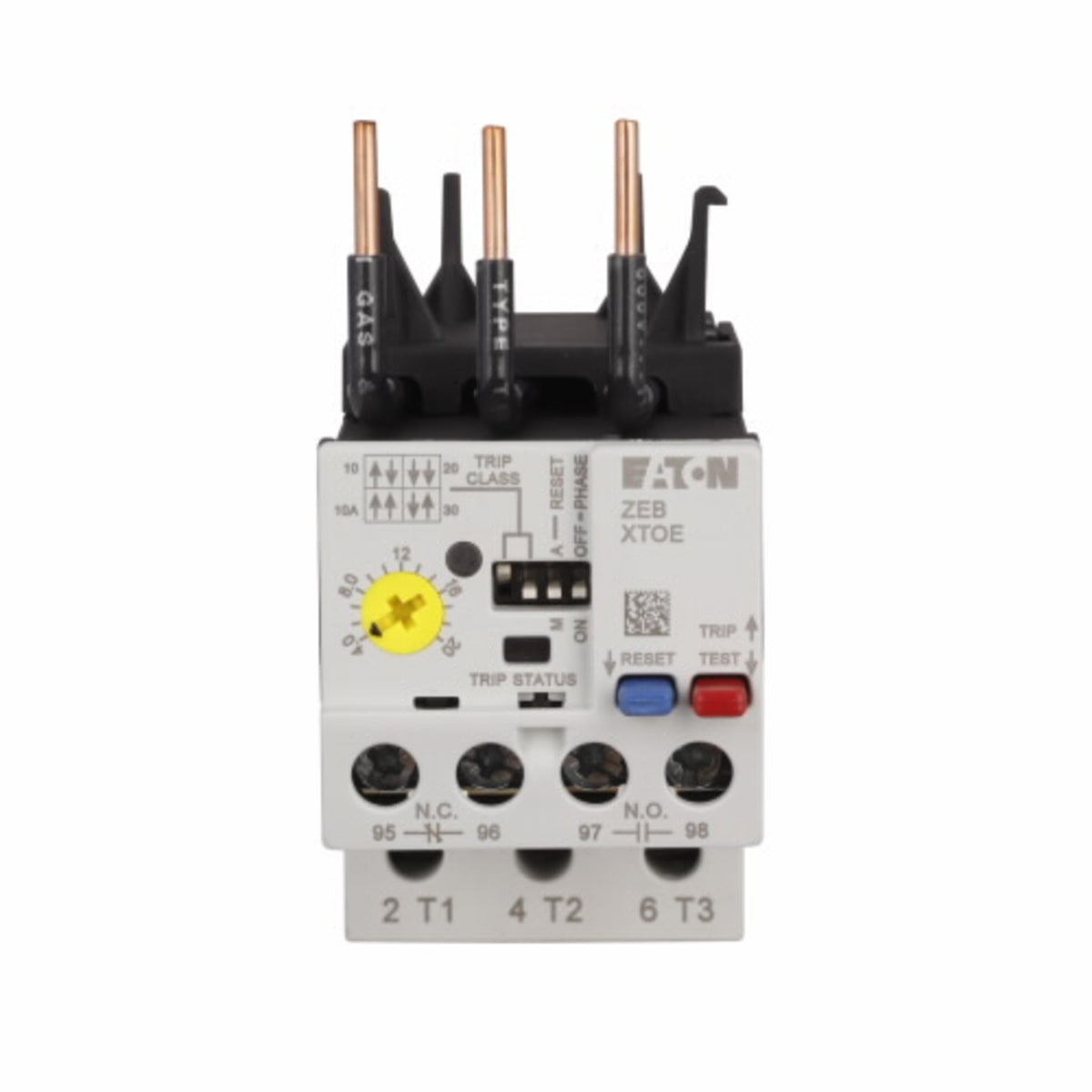 Eaton XTOE005CCS Overload Relay,1 to 5A,Class 10/20/30,3P