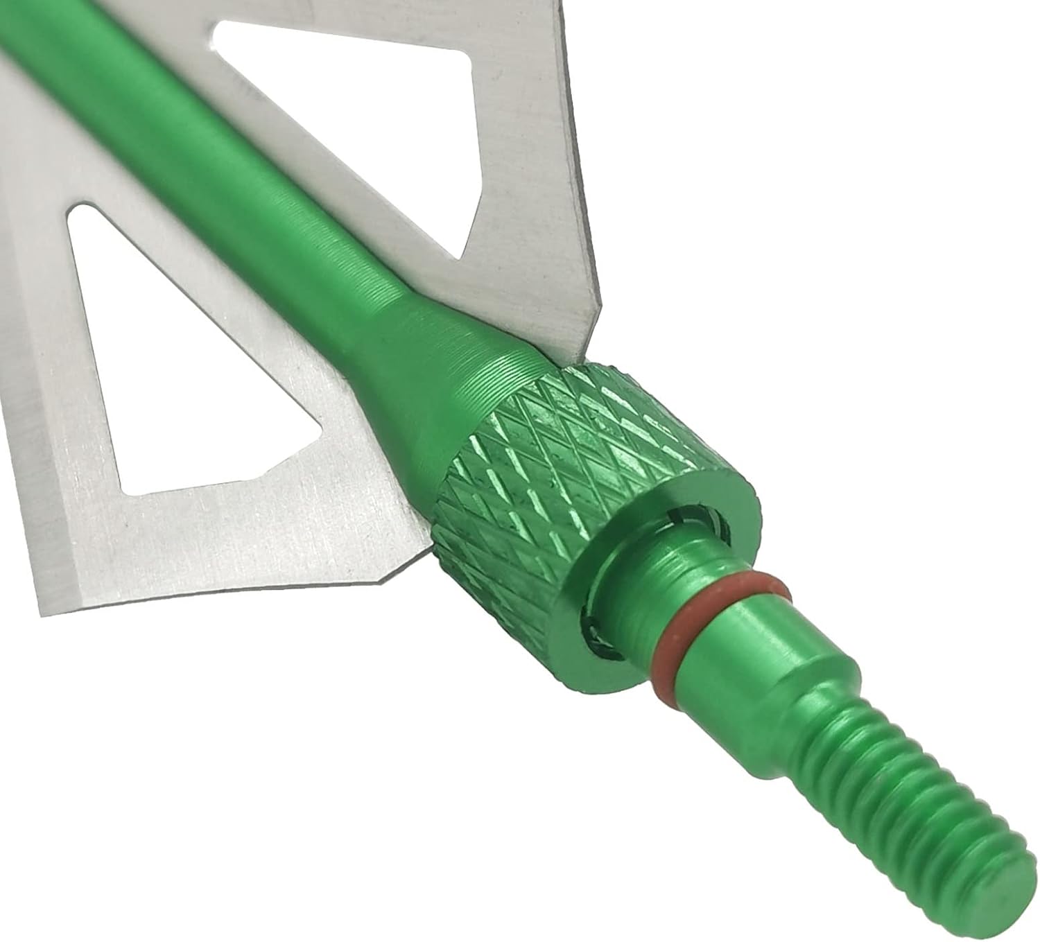 Hunting Broadheads 12PK 100 Grains Screw-in Arrow Archery 3 Blades Hunting Heads Arrow Tips Compatible with Crossbow
