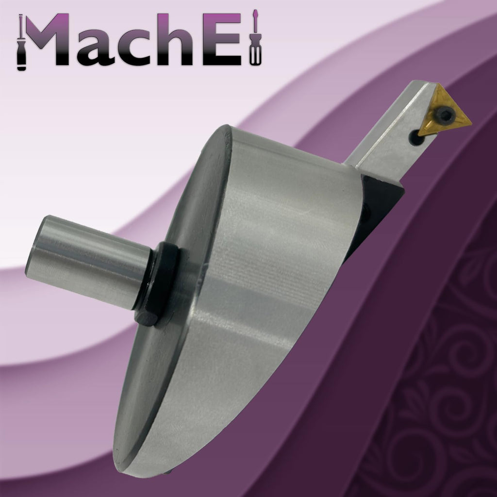 MachEl 4" Fly Cutter with Indexable Carbide Insert Tool 3/4"(19 mm)