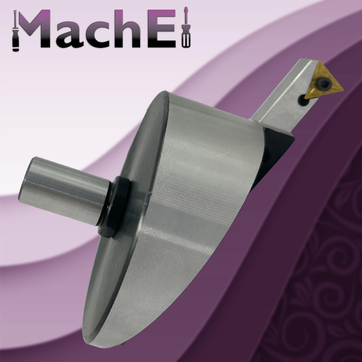 MachEl 4" Fly Cutter with Indexable Carbide Insert Tool 3/4"(19 mm)