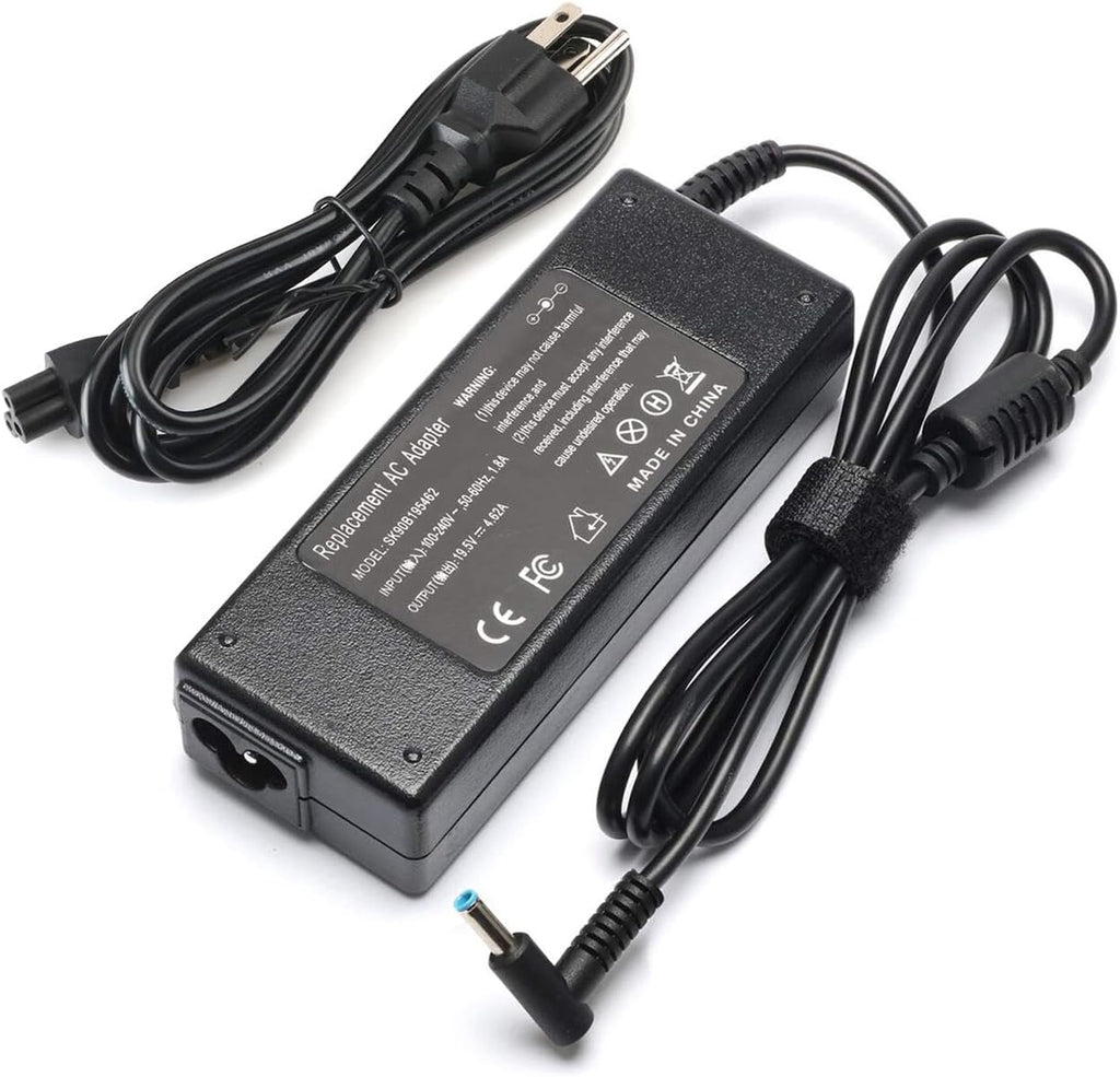 90W 19.5V 4.62A AC Adapter Compatible with HP Envy Laptop Charger