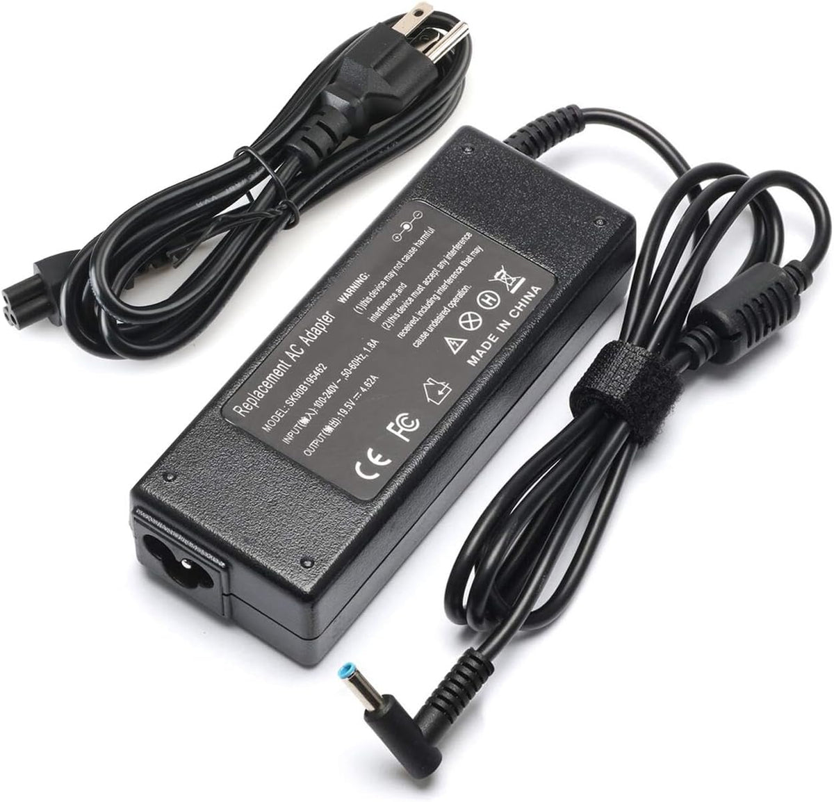 90W 19.5V 4.62A AC Adapter Compatible with HP Envy Laptop Charger